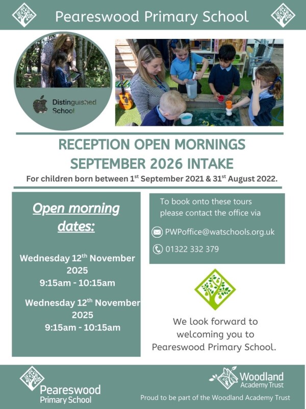 Open Days flyer 2025 2026